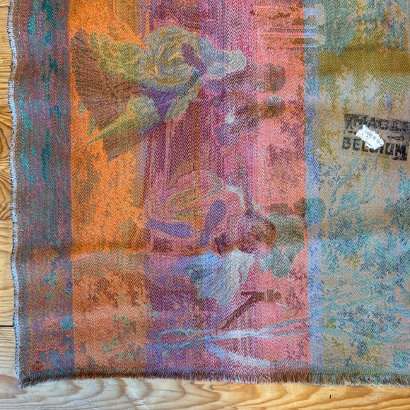 Belgium Tapestry Jardin Louis XV Motifs 2+3 ~ 20”x56” Victorian Dance Scene - Picture 11 of 15